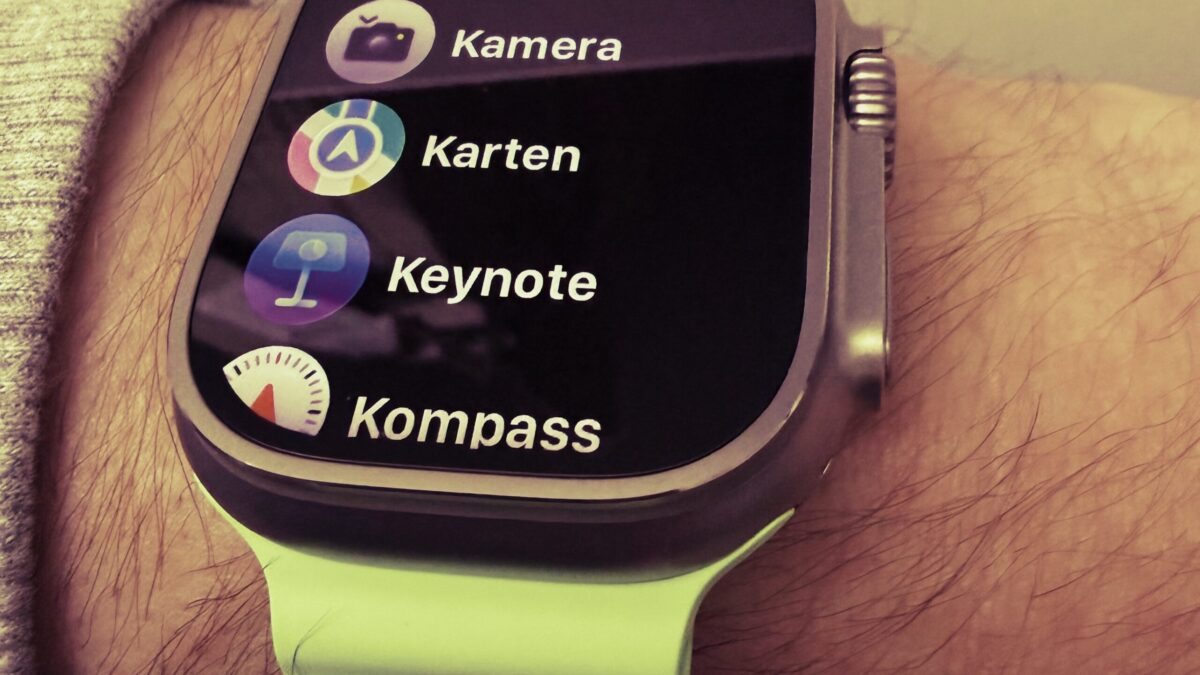 Navigation mit der Apple Watch