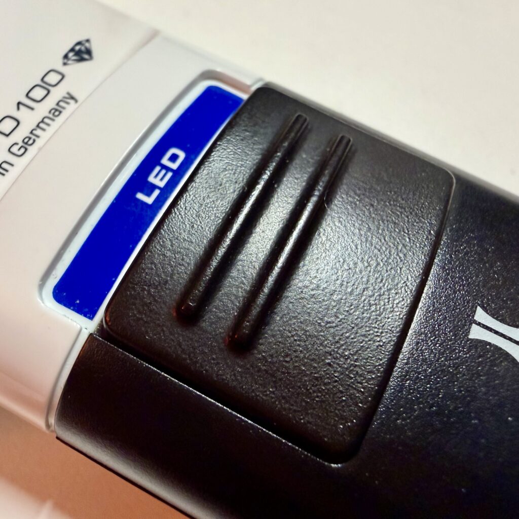 Der Schalter der Lupe